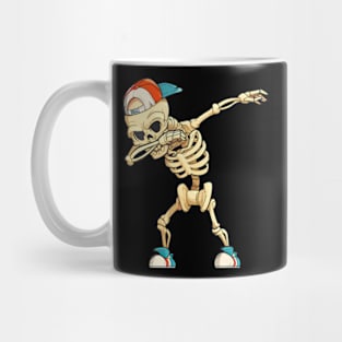 Dabbing Skeleton Funny Dab Kids Dabbing Mug